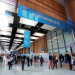 Hanging banner in the exhibition area